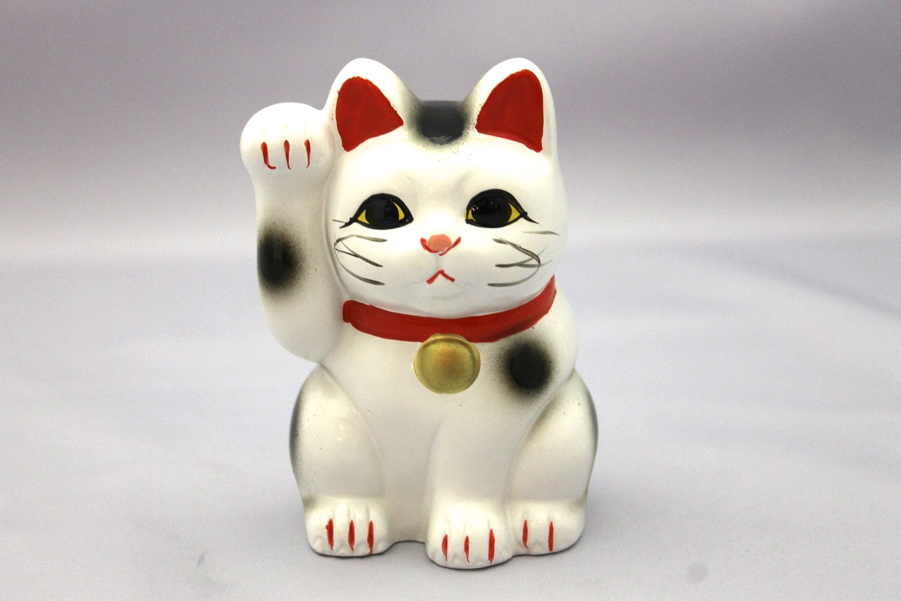 恋猫 招き猫 19cm